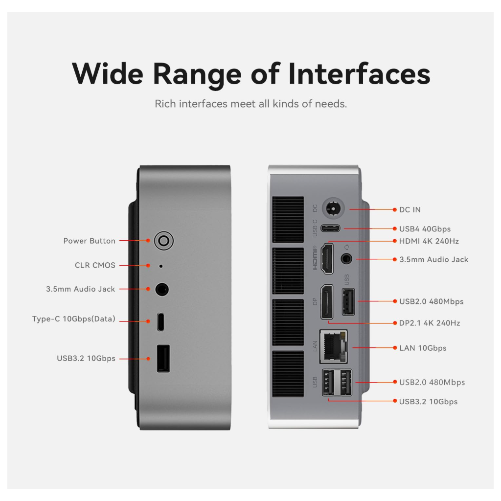 Beelink SER9 Max AI Mini PC – AMD Ryzen AI 7 H 350