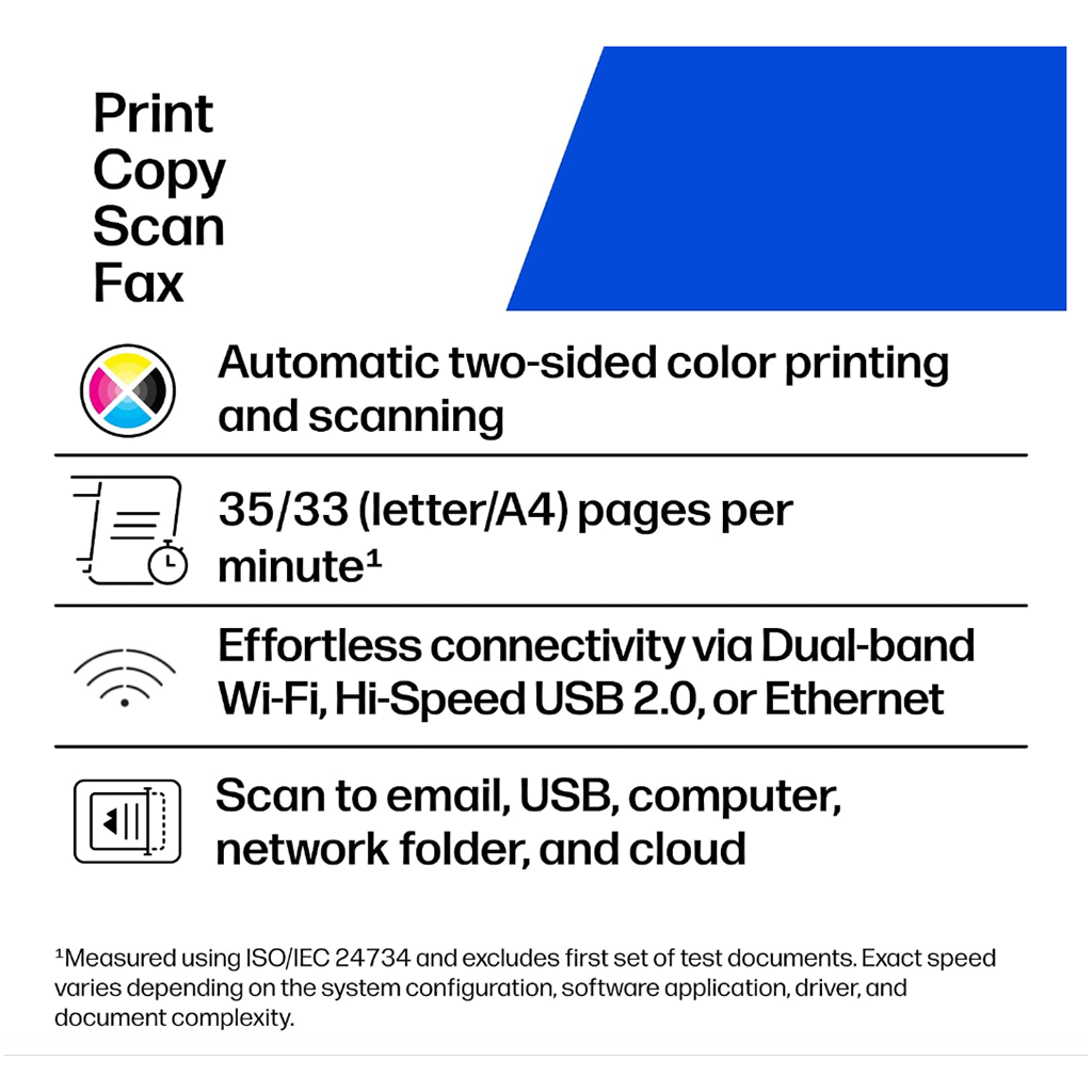 HP Color LaserJet Pro MFP 4301fdw – Wireless All-in-One Business Printer