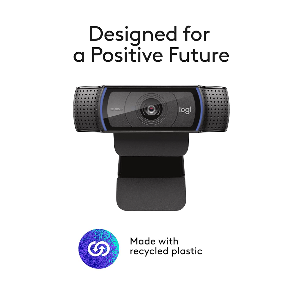 Logitech C920x HD Pro Webcam – Full HD 1080p Business Webcam