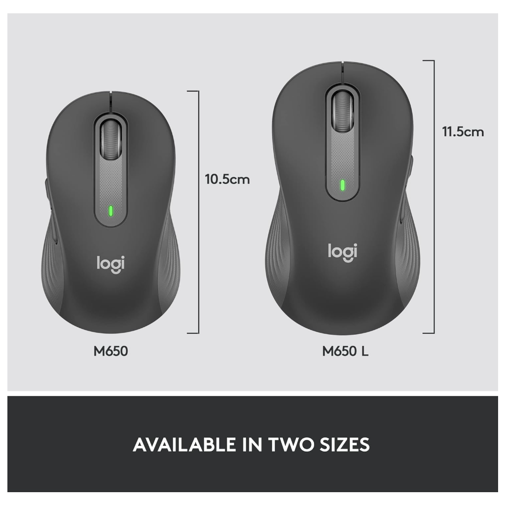 Logitech Signature M650 for Business – Wireless Mouse