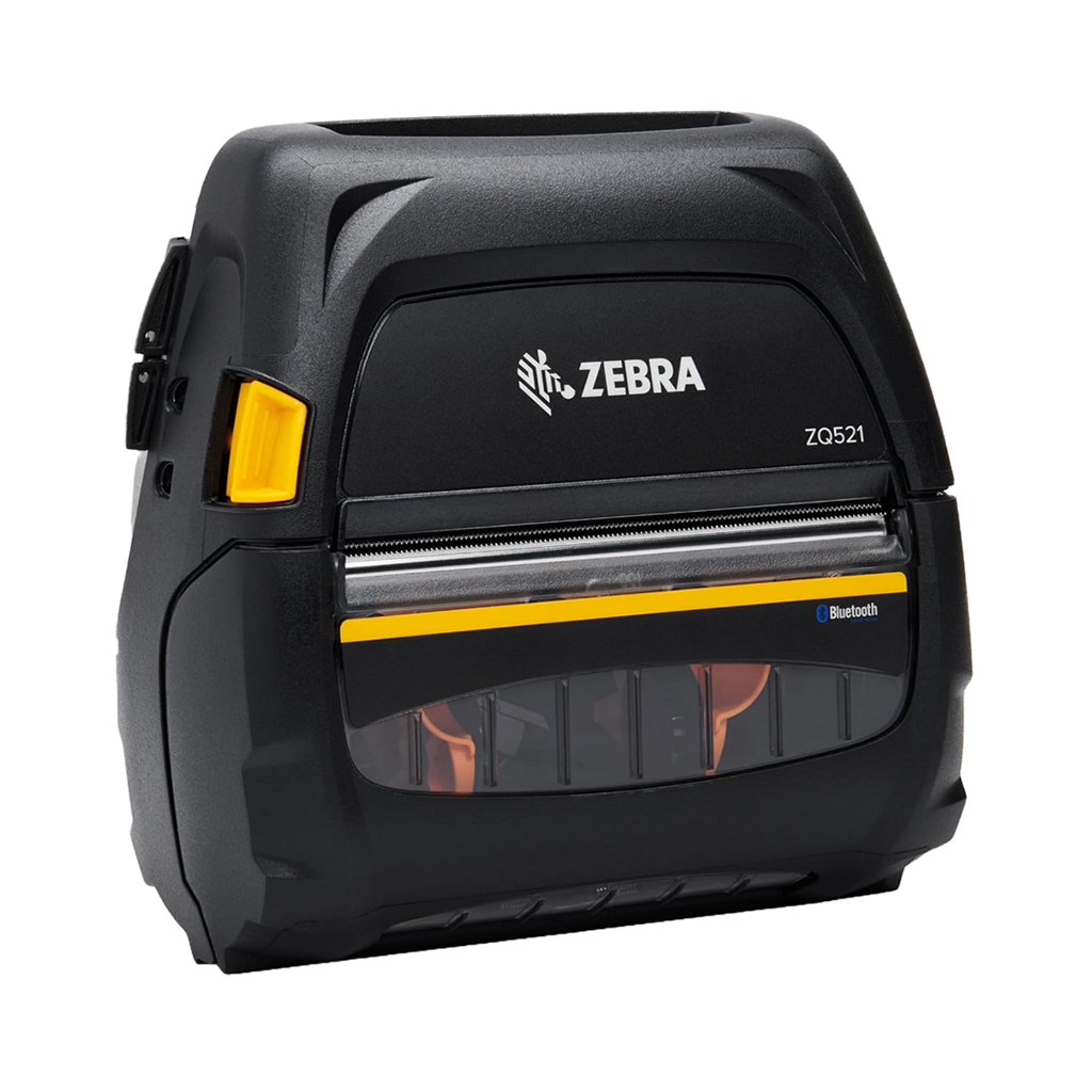 Zebra ZQ521 4″ Rugged Mobile Thermal Printer – Ink-Free